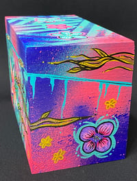 Image 4 of Vivid Flowers Wooden Box