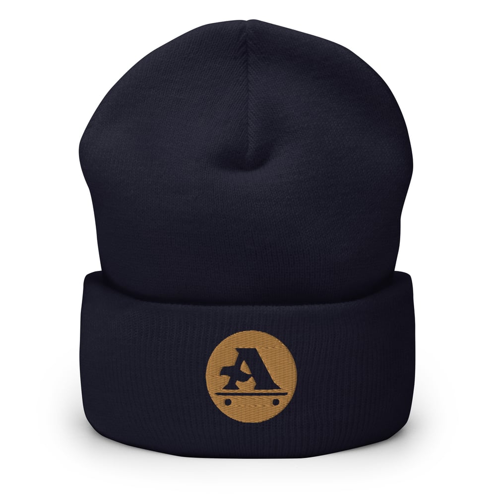 Cuffed Embroidered A-logo Beanie