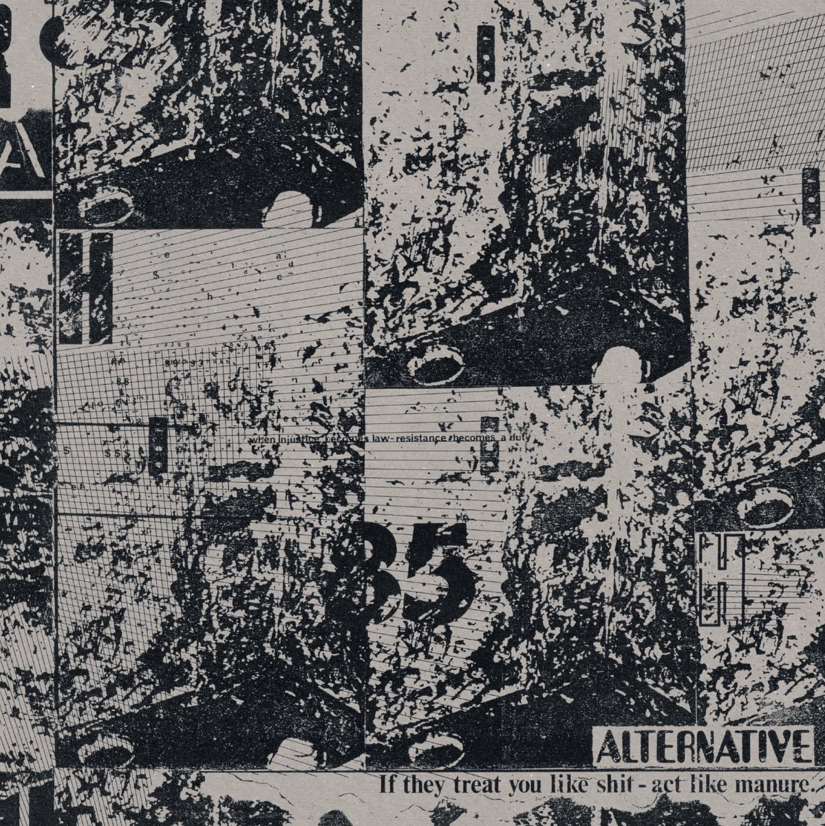 Image of ALTERNATIVE - If They Treat You Like Shit - Act Like Manure LP