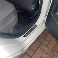 Image 2 of X4 Vw up! Decorative door sill stickers 