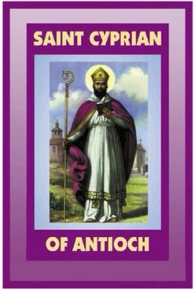 Image of Saint Cyrpian Candle