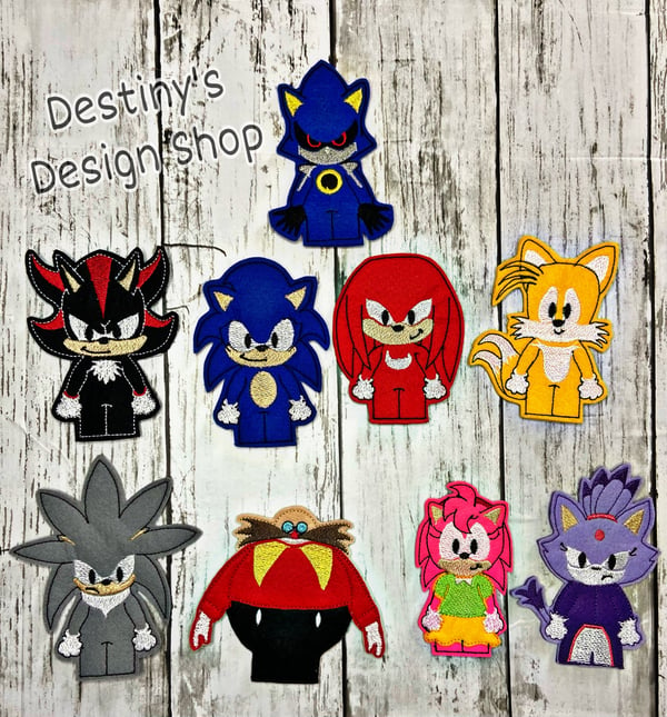 Image of Sonic Finger Puppets