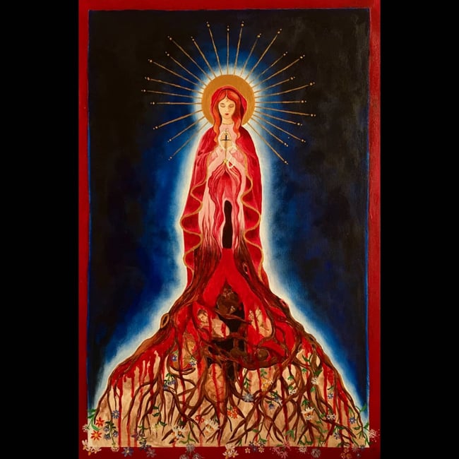 Bridget Magdalene Loves You - Art Print By Dee Mulrooney