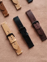 Image 3 of 22mm Black watch strap