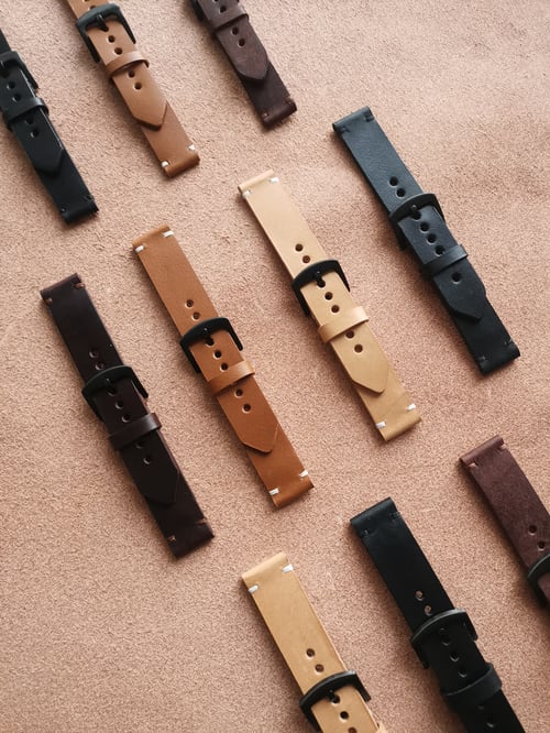 Image of 20mm Tan watch strap