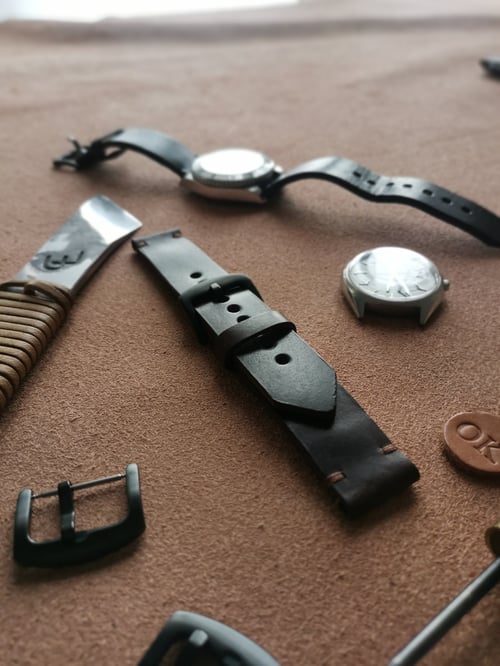 Image of 20mm Dark Brown watch strap
