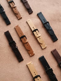 Image 3 of 20mm Dark Brown watch strap