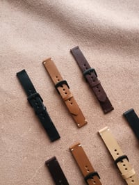 Image 3 of 18 mm Tan watch strap