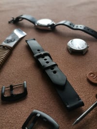 Image 2 of 18mm Black Watch Strap