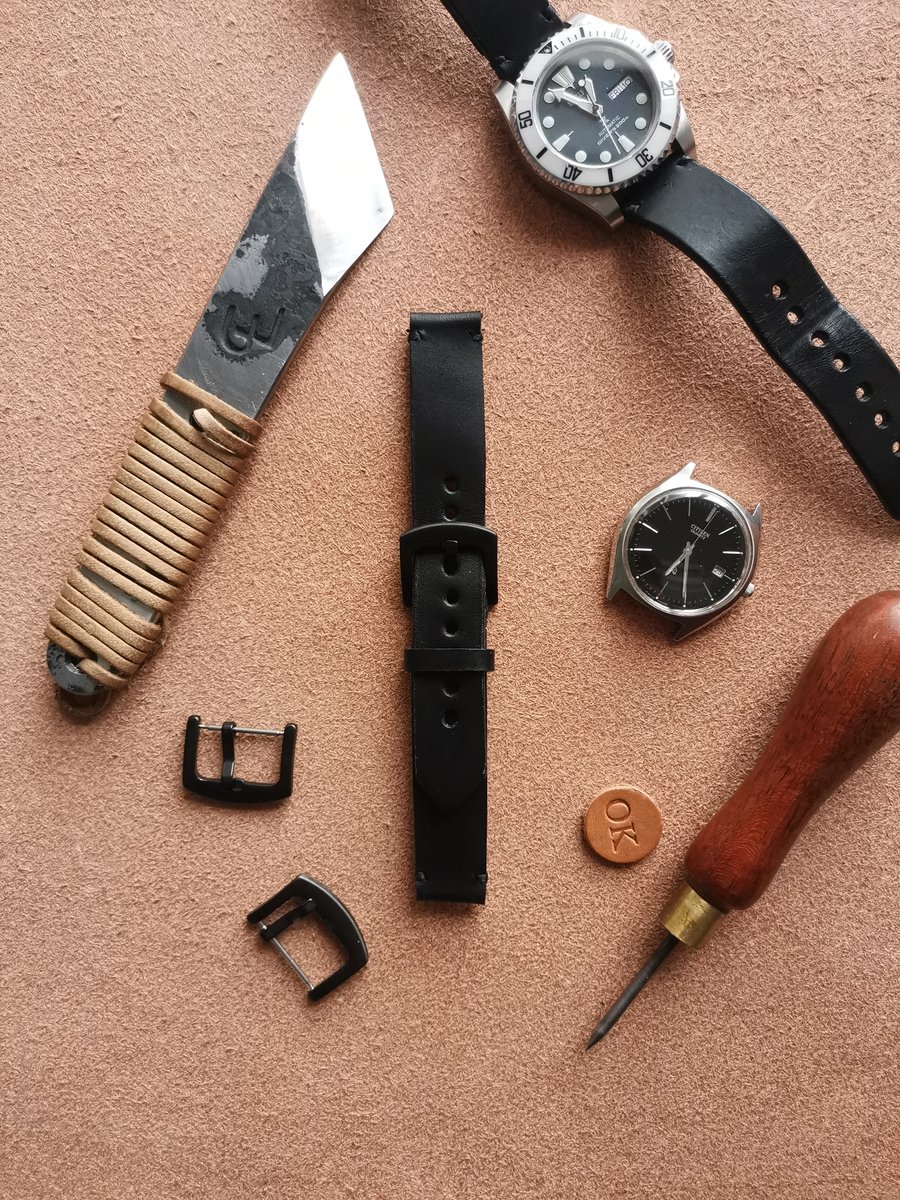 Image of 18mm Black Watch Strap