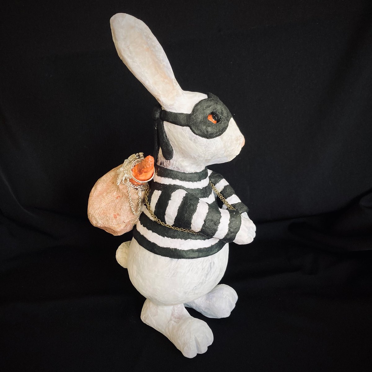 Image of Burglar Bunny ~ Paper Sculpture