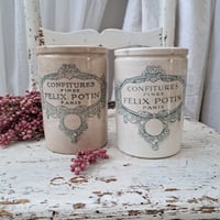 Image 1 of Gorgeous Antique Felix Potin Pots