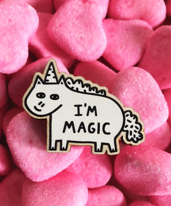 Image of I’m Magic Eco Wooden Pin