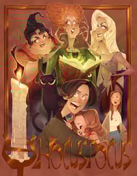 Image 1 of HOCUS POCUS Brass foil Print