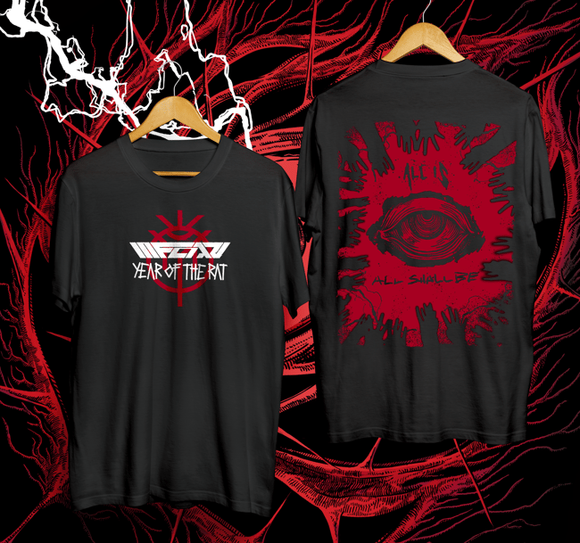 In Fear x Year Of The Rat Records Collab Tee