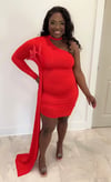 Dripped in Red Dress