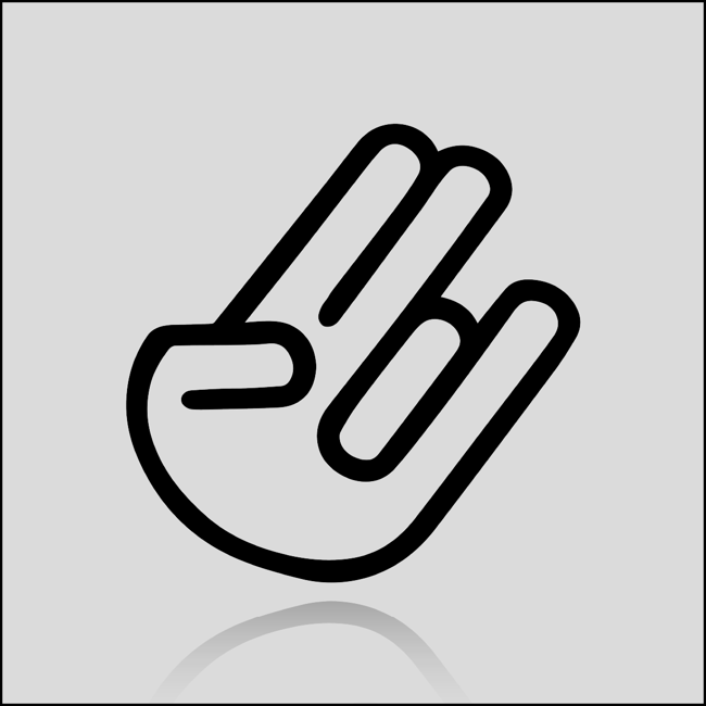'Shocker Hand' Sticker