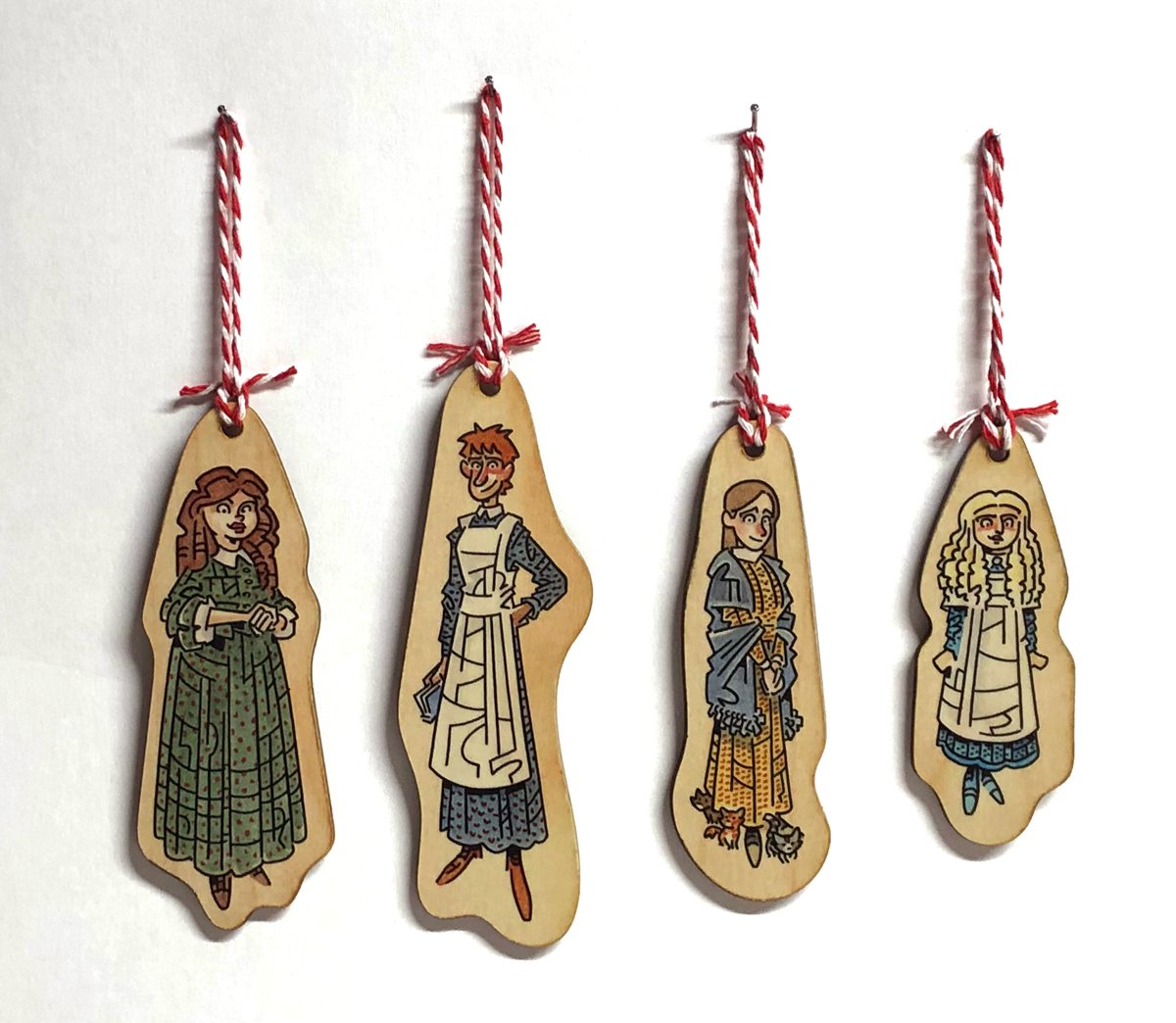 Image of Little Women Holiday Ornament Set