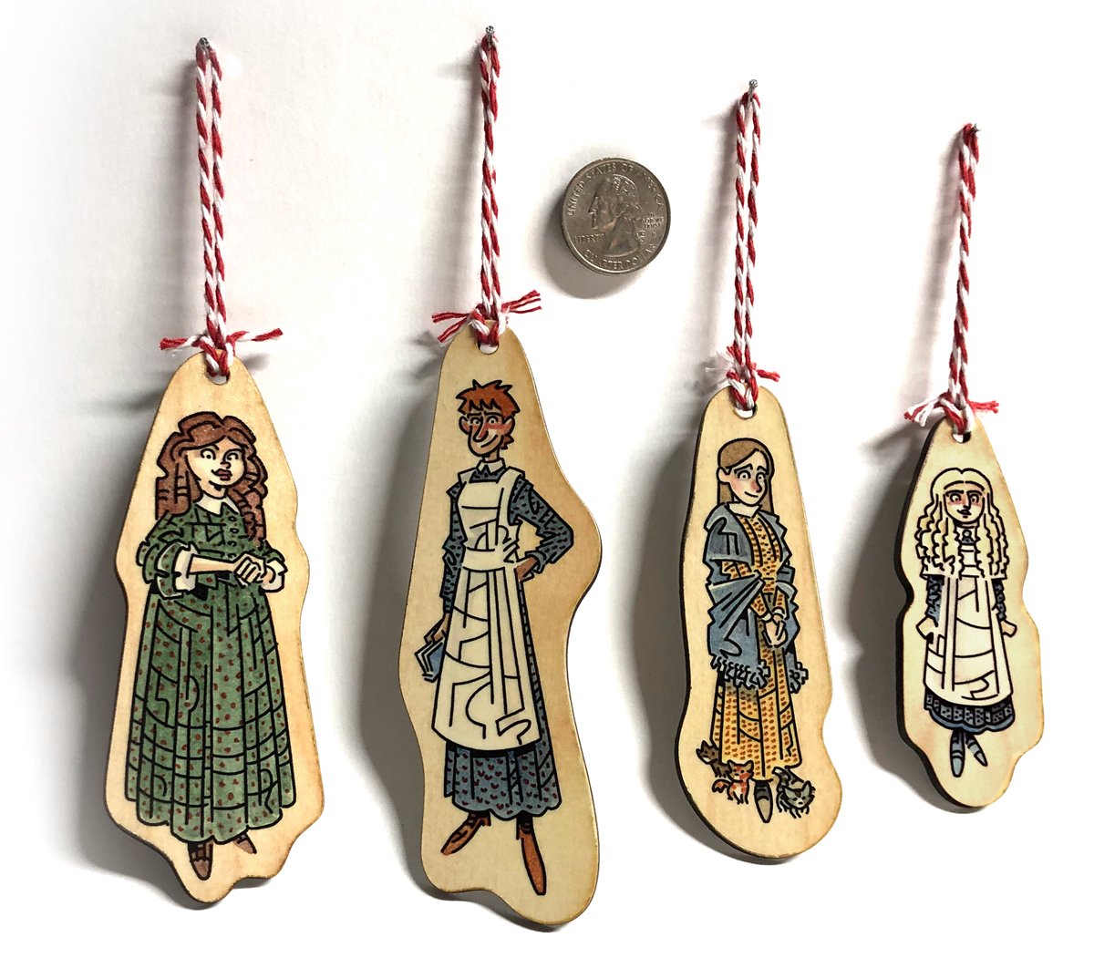 Image of Little Women Holiday Ornament Set