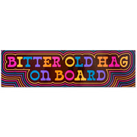 Image 1 of Bitter Old Hag On Board Sticker