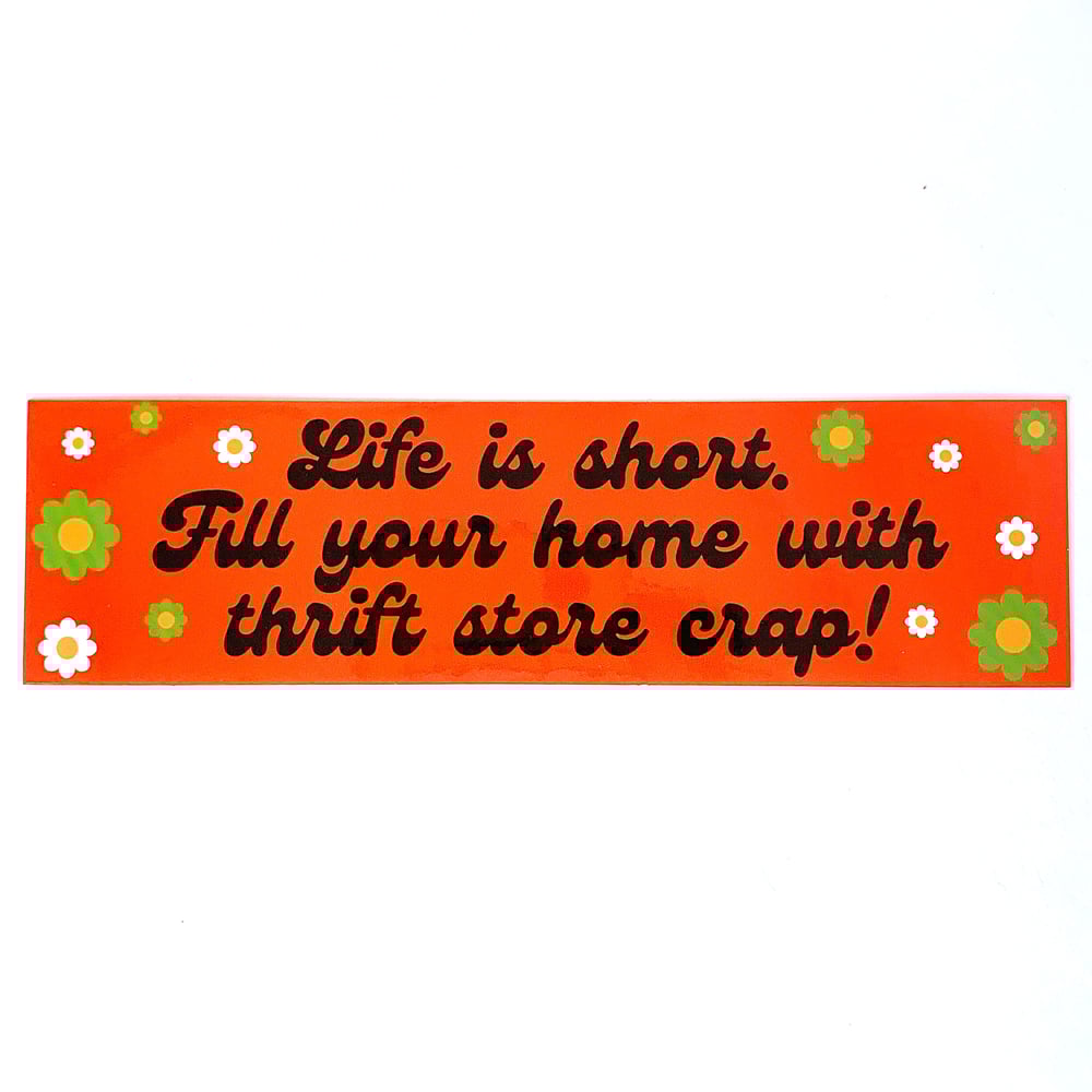 Image of Thrift Store Crap Sticker