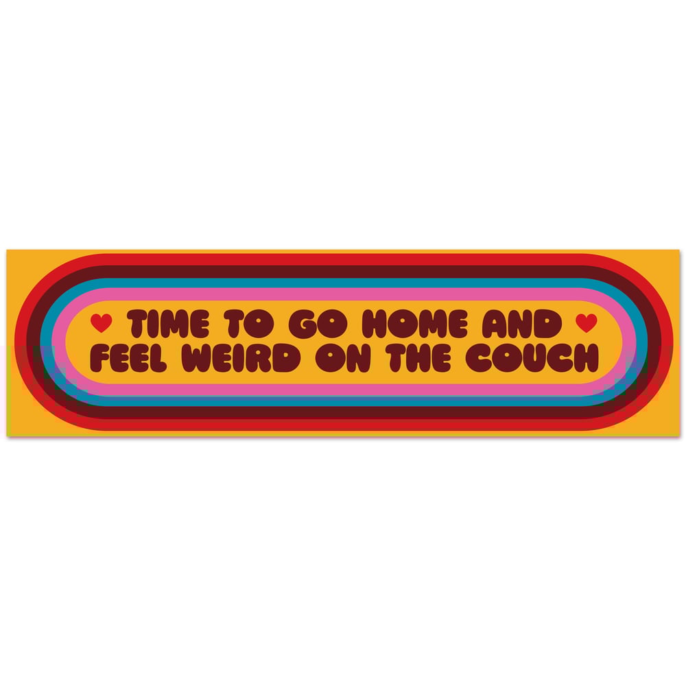 Image of Weird On The Couch Sticker