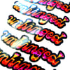 Unhinged Prismatic Sticker