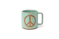 Image 1 of Peace Mug - Seafoam, Speckled Clay