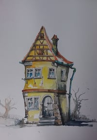 Aquarell Rothenburg