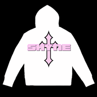 Pink & White "GODS CHILD" Shyne hoodie