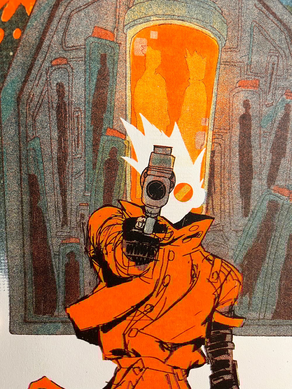 Image of Vash the Stampede Risograph