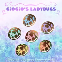 Image 2 of GioGio's Ladybugs - Enamel Pins