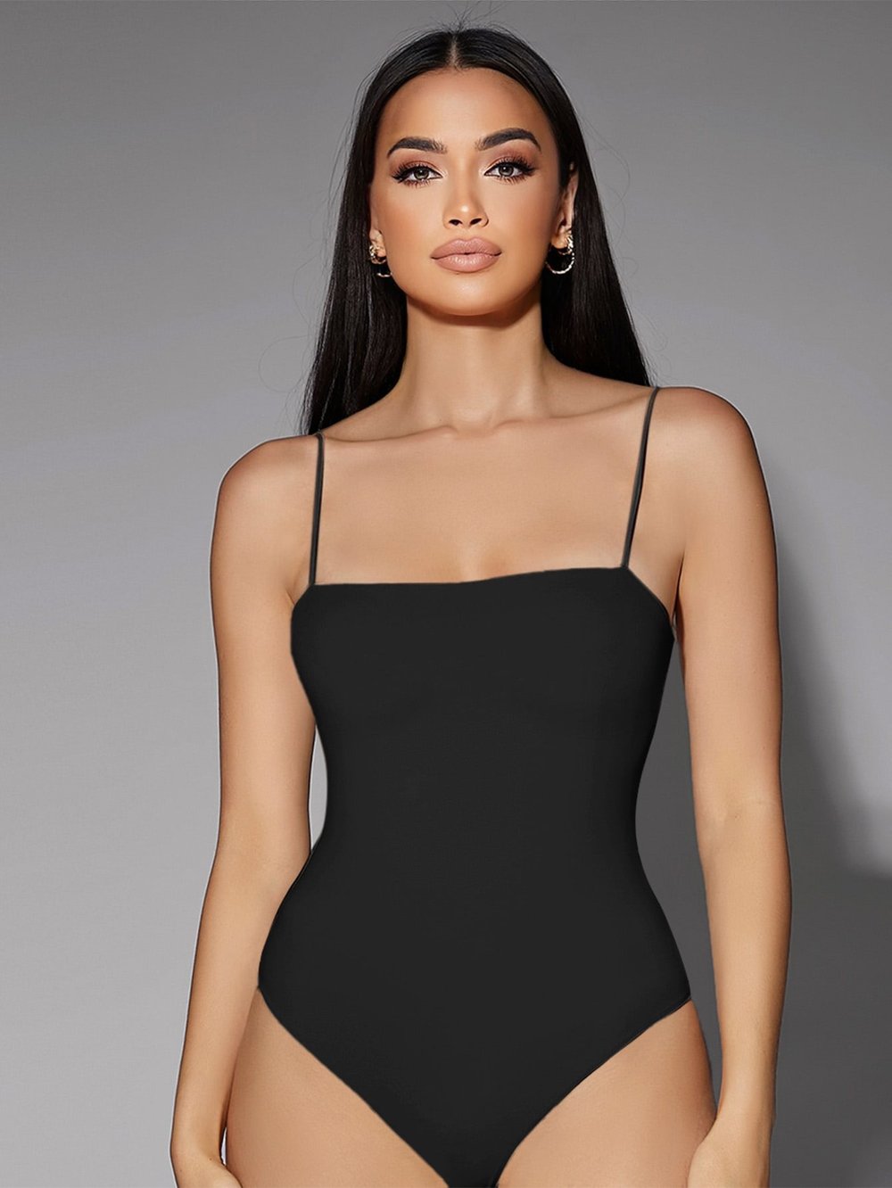 Image of Black Cami Bodysuit 