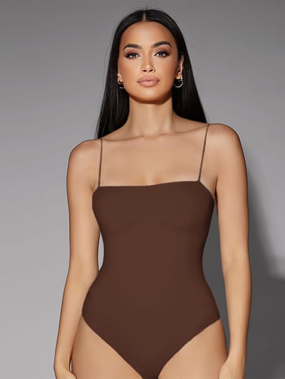 Image of Brown Cami Bodysuit