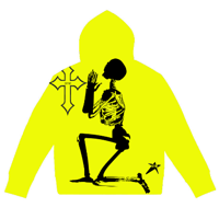 Black & Yellow "GODS CHILD" Nightly prayer Shyne hoodie