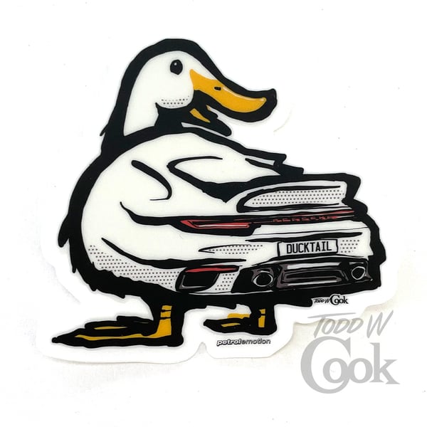Image of 992 Ducktail Sticker