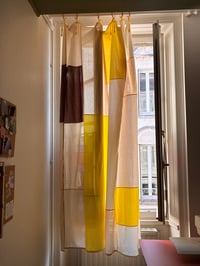 Image 1 of Rideau patchwork "Yellow"