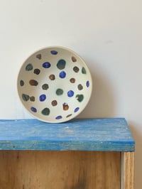 Image 2 of Bowl in Multi Polka Dot