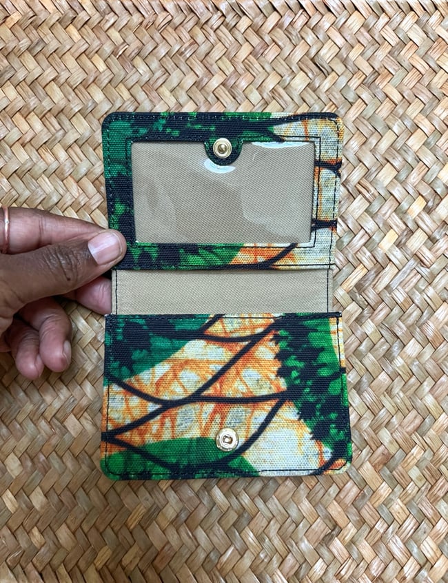  •Owó• Accordion Wallet : (various printed canvas) 
