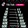  🔥  TIK TOK  DES FOLLOWERS 👬 QUALITÉ 100% . QUALITÉ 100 %.