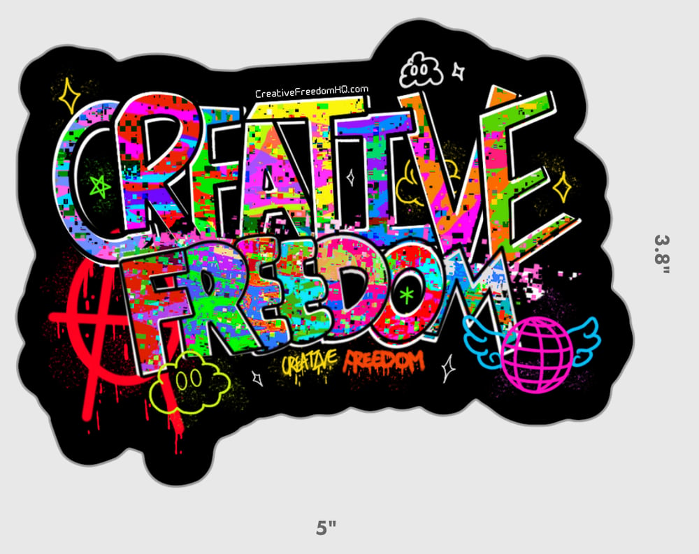 CREATIVE FREEDOM: ANARCHY (STICKER)