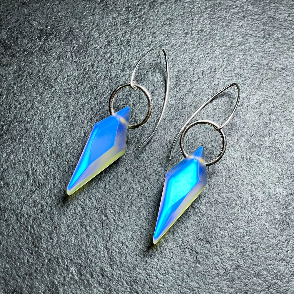 Image of Lapis Spear Earrings