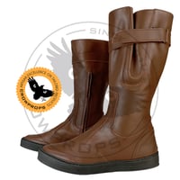 Image 1 of Resistance FO Officer Booties (Black/Brown/Dark Brown)