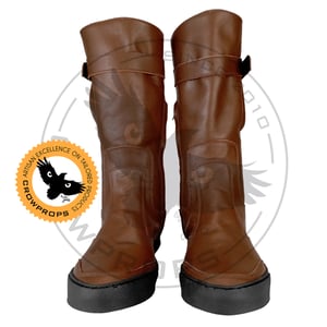 Image of Resistance FO Officer Booties (Black/Brown/Dark Brown)