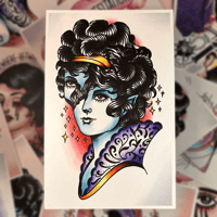 Vampyr ✦ Shimmer Flash Print