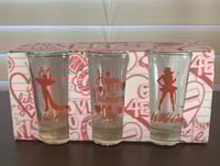 Personalized Custom Handmade Shot Glass Set BFF, Adult