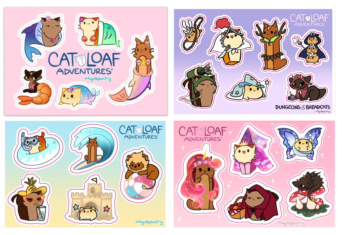 Cat Loaf' Sticker
