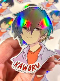 Image 5 of WHITE HAIRED ANIME BOYS STICKERS