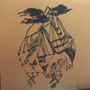 WHATEVER BRAINS S/T LP LIMITED TO 100 COPIES WITH SILK SCREENED COVER HAND NUMBER