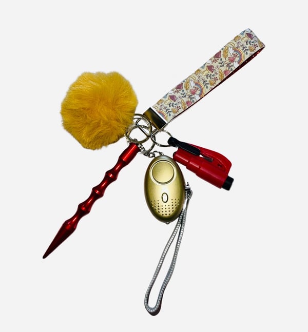 Image of Mushrooms Self Defense Keychain